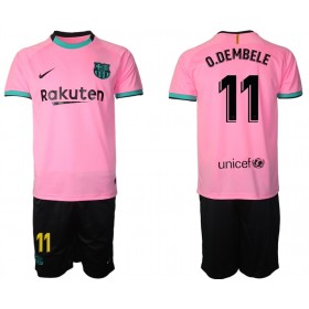 Completo Calcio FC Barcellona Ousmane Dembele 11 Bambino Divisa Terza 2020/2021